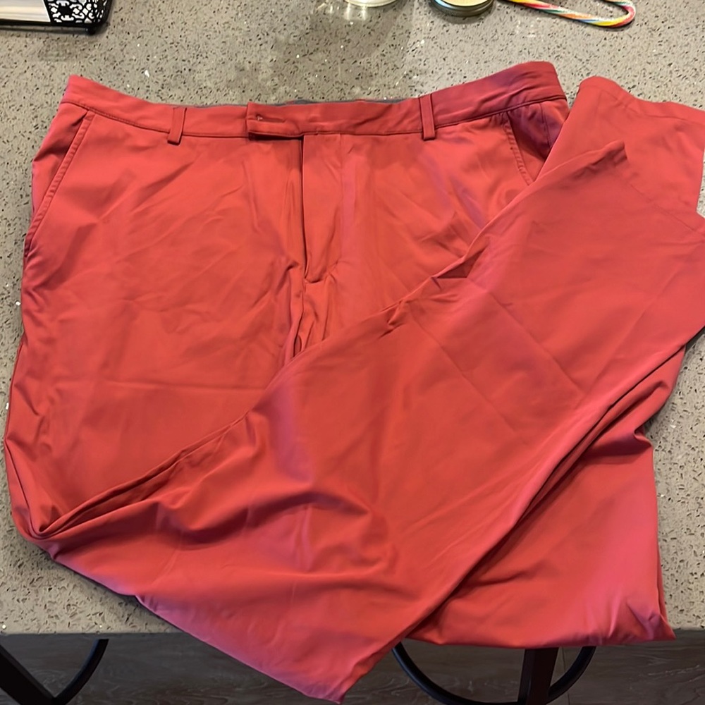 Sporty reserved - B.Scott Men’s Golf Pants Red 38x33